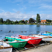 Buy canvas prints of Thorpeness Meare Suffolk by Diana Mower