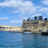 Buy canvas prints of The Grand Harbour Malta by Diana Mower
