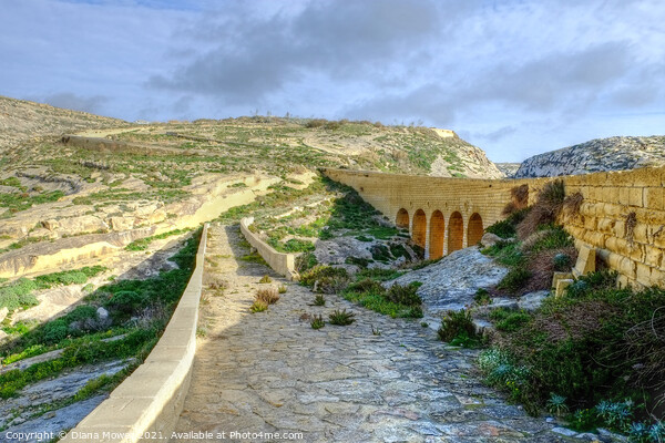 The road bridge, Dwejra, Gozo, Malta  Picture Board by Diana Mower
