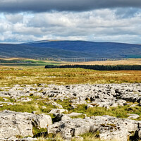 Buy canvas prints of Ribblehead From Twistleton Scar by Diana Mower