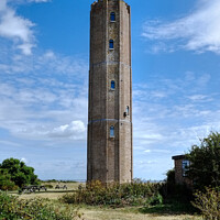 Buy canvas prints of The Naze Tower Walton on the Naze Essex by Diana Mower