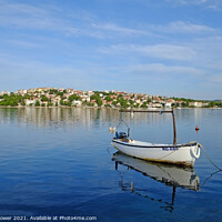 Buy canvas prints of Rogoznica Bay Calm waters Croatia by Diana Mower