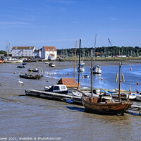 Buy canvas prints of Tide mill and Quay Woodbridge Suffolk by Diana Mower