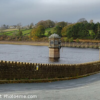 Buy canvas prints of Lower Laithe Reservoir Haworth Panoramic by Diana Mower