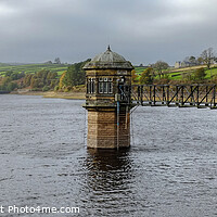 Buy canvas prints of Lower Laithe ReservoirYorkshire Panoramic by Diana Mower