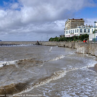 Buy canvas prints of Marine Lake Weston Super Mare  by Diana Mower