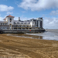 Buy canvas prints of Weston Super Mare Somerset by Diana Mower
