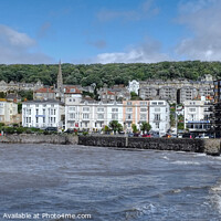 Buy canvas prints of Weston-Super-mare Somerset  panoramic by Diana Mower