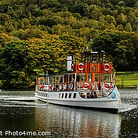 Buy canvas prints of Lake Windermere The Tern  by Diana Mower