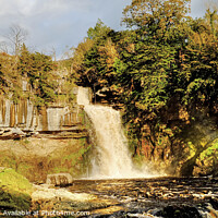 Buy canvas prints of Thornton Force river Twiss Panoramic by Diana Mower