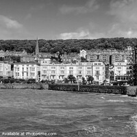 Buy canvas prints of  Weston-super-Mare in Black and white by Diana Mower