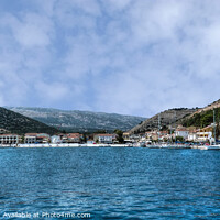 Buy canvas prints of Kefalonia Greece panoramic by Diana Mower