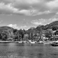 Buy canvas prints of  Ambleside Waterhead lake Dictrict by Diana Mower