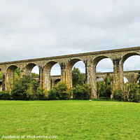 Buy canvas prints of  Aqueduct and Viaduct Chirk Wales by Diana Mower