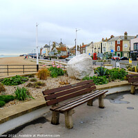 Buy canvas prints of Deal Sea front Kent by Diana Mower