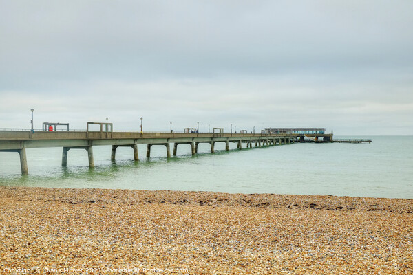 Deal Pier Kent Coast Picture Board by Diana Mower