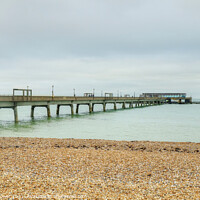 Buy canvas prints of Deal Pier Kent Coast by Diana Mower