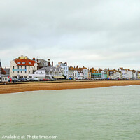 Buy canvas prints of Deal Sea front Kent by Diana Mower