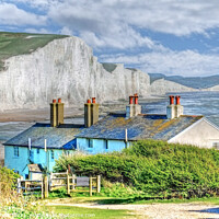 Buy canvas prints of Seven Sisters painterly style  by Diana Mower