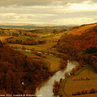 Buy canvas prints of The river Wye from the rock by Diana Mower