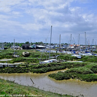Buy canvas prints of Tollesbury Mud Flats by Diana Mower