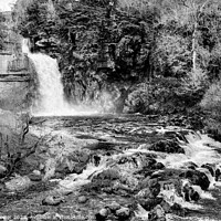 Buy canvas prints of Thornton Force monochrome by Diana Mower
