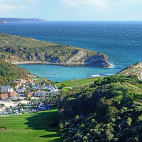 Buy canvas prints of Lulworth Cove Dorset by Diana Mower