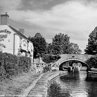 Buy canvas prints of Staffs and Worcester Canal Bridge 84 by Diana Mower