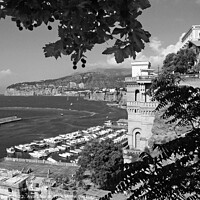 Buy canvas prints of The Port of Sorrento Bay of Naples by Diana Mower