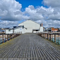 Buy canvas prints of Bognor Regis From the Pier by Diana Mower