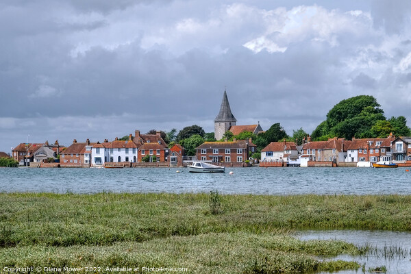  Bosham Quay Chichester Harbour Picture Board by Diana Mower