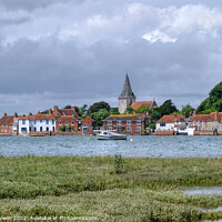 Buy canvas prints of  Bosham Quay Chichester Harbour by Diana Mower