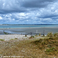 Buy canvas prints of West Wittering and Chichester Harbour by Diana Mower