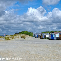 Buy canvas prints of West Wittering beach Panoramic  by Diana Mower