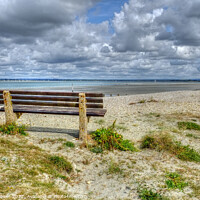 Buy canvas prints of West Wittering seat on the beach   by Diana Mower