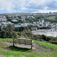 Buy canvas prints of Port Isaac view Cornwall by Diana Mower
