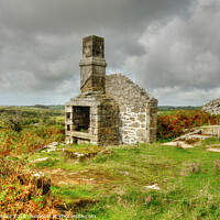 Buy canvas prints of Bodmin moor Carbilly  disused quarry works  by Diana Mower