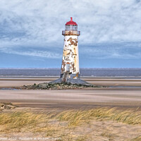 Buy canvas prints of Point of Ayr lighthouse by Diana Mower