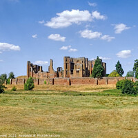Buy canvas prints of Kenilworth Castle by Diana Mower