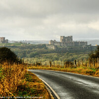 Buy canvas prints of Dover Castle Mist by Diana Mower