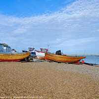 Buy canvas prints of  The Beach at Deal Kent by Diana Mower