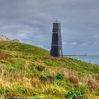 Buy canvas prints of Samphire Hoe Tower Kent by Diana Mower