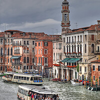 Buy canvas prints of The Grand Canal Venice   by Diana Mower
