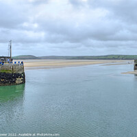 Buy canvas prints of Padstow Harbour Entrance by Diana Mower