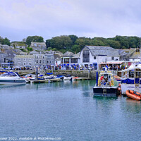 Buy canvas prints of Padstow Harbour North Cornwall by Diana Mower