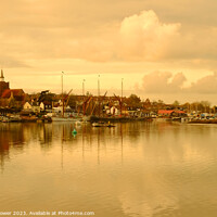 Buy canvas prints of Maldon Hythe Sunset Essex by Diana Mower
