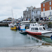 Buy canvas prints of Padstow Harbour Cornwall by Diana Mower