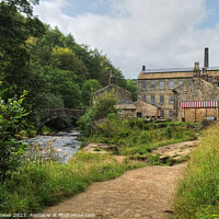 Buy canvas prints of Hebden Beck Walk by Diana Mower