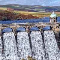 Buy canvas prints of Craig Goch Reservoir Elan Valley Panoramic by Diana Mower