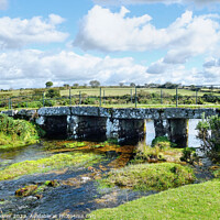 Buy canvas prints of Delford  Bridge Bodmin Moor by Diana Mower